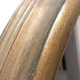 Vintage Oval Gold Mirror 80 cm – Elegant Wide Frame