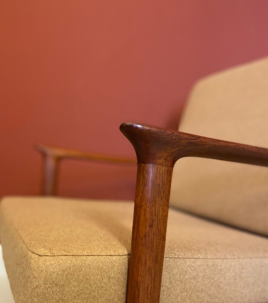 Norwegian teak lounge chair by Fredrik Kayser for Vatne, 1960s