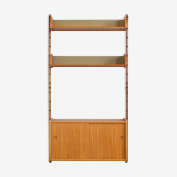 Scandinavian Ergo entry wall unit in light teak, Norway, 1960s