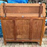 Art Deco Parisian buffet in solid raw oak from the 1930s.