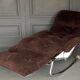 Chaise longue armchair rocking by lama 1970