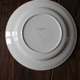 A Lot of 4 Yellow Orange Digoin Sarreguemines Scottish plates