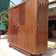 Mahogany wardrobe by Gaston Poisson art deco 1930
