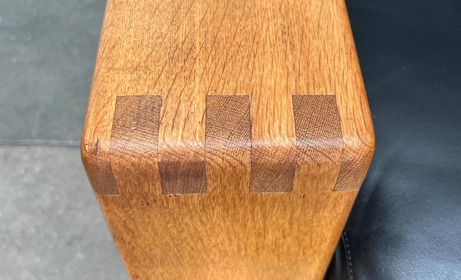 Mid-Century lounge chair model Bonanza with a high back in leather by Esko Pajamies for Asko, Finland, 1960s.