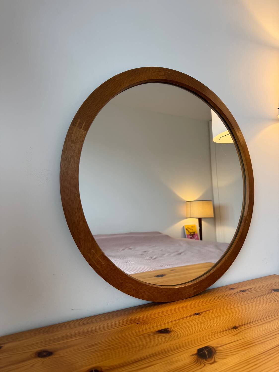 Miroir mural rond Aksel Kjersgaard n°280, 1960s