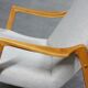 Scandinavian armchair danish feet years 50 compass