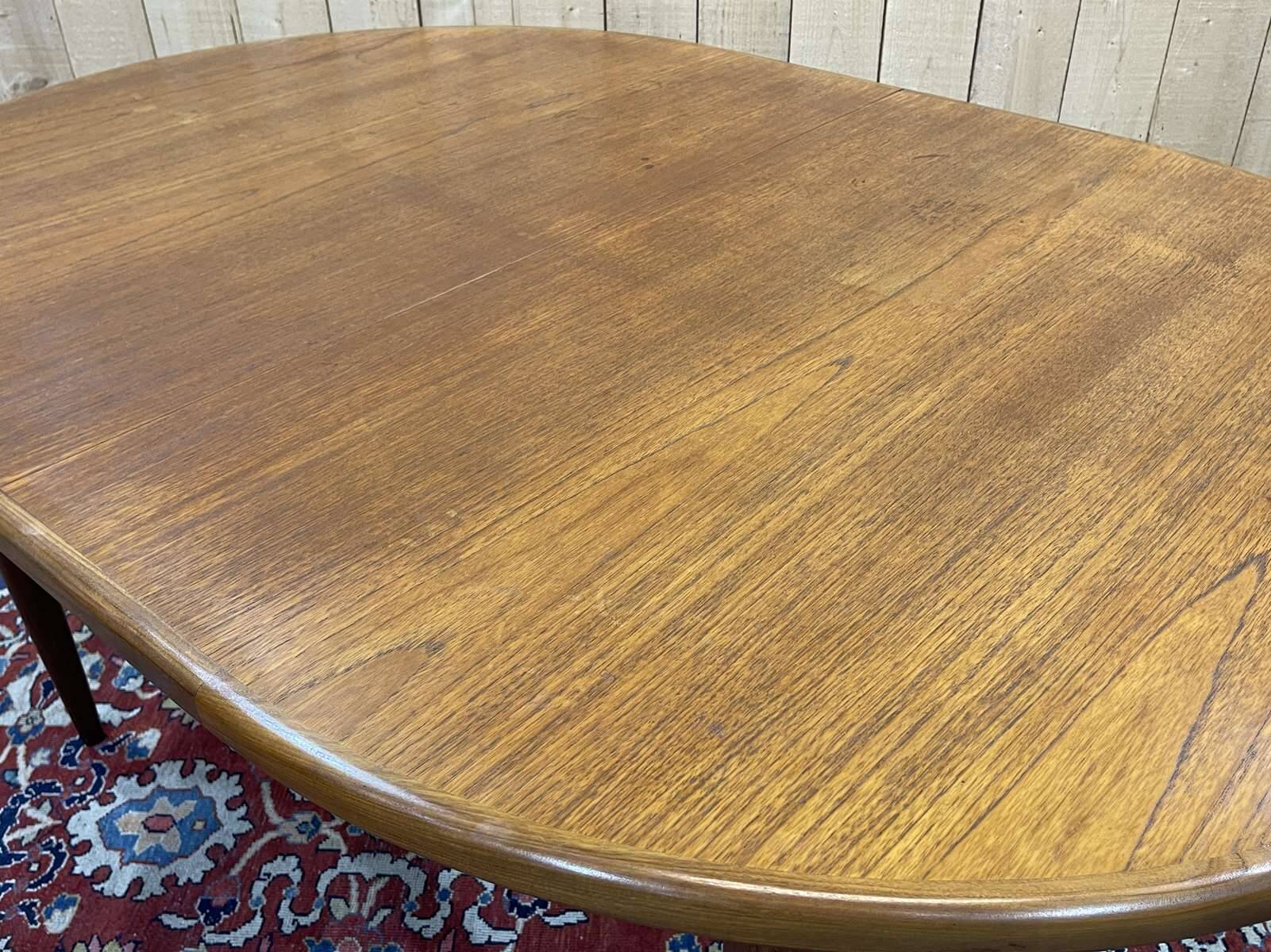 G-Plan teak dining table with butterfly extension