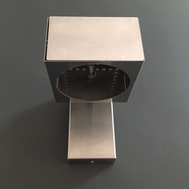 Italian stainless design sconce