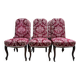 Suite de 6 chaises époque Napoléon III en acajou