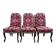 Suite de 6 chaises époque Napoléon III en acajou
