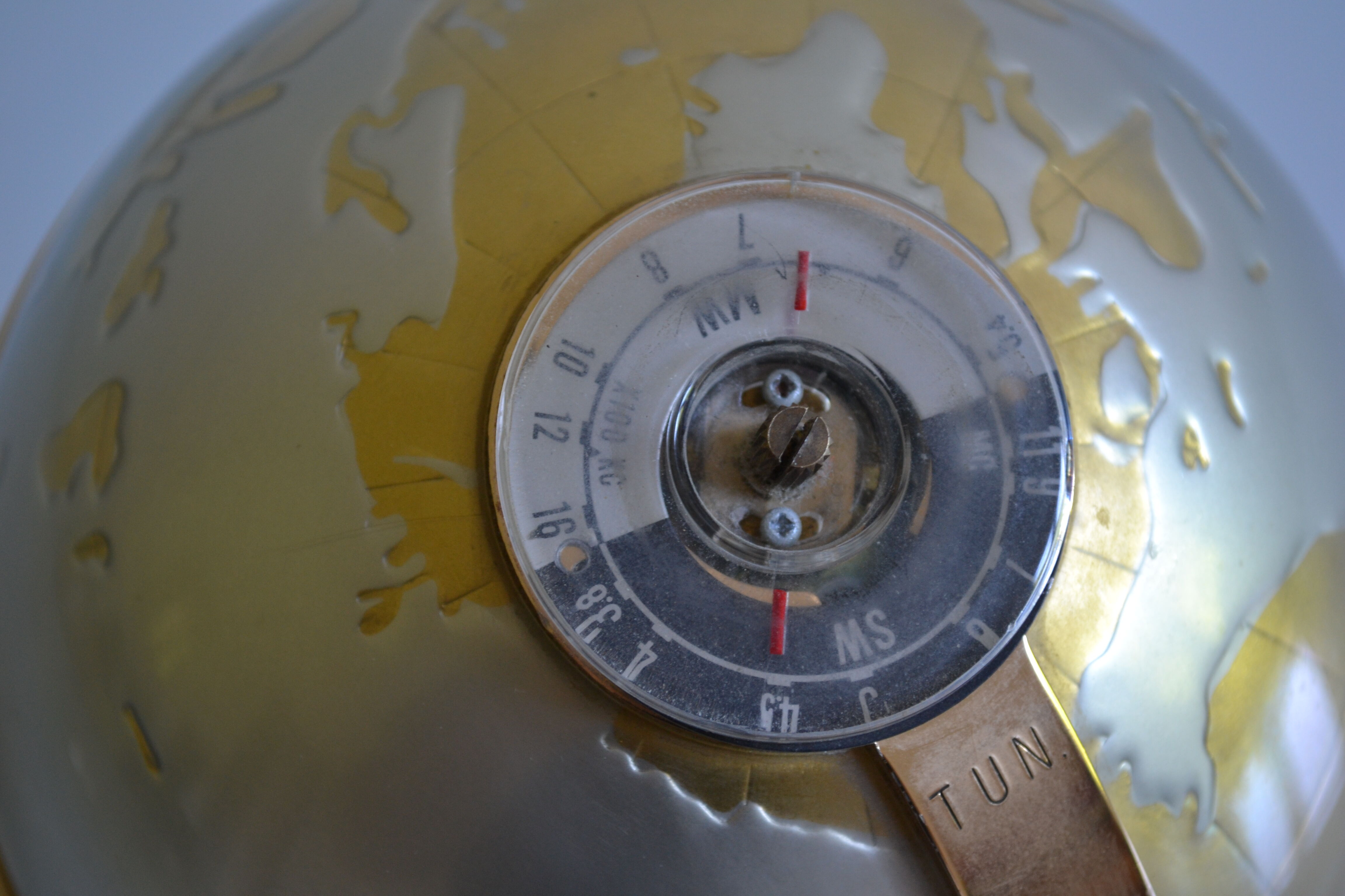Radio vintage globe terrestre 60's