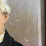 Old canvas portrait