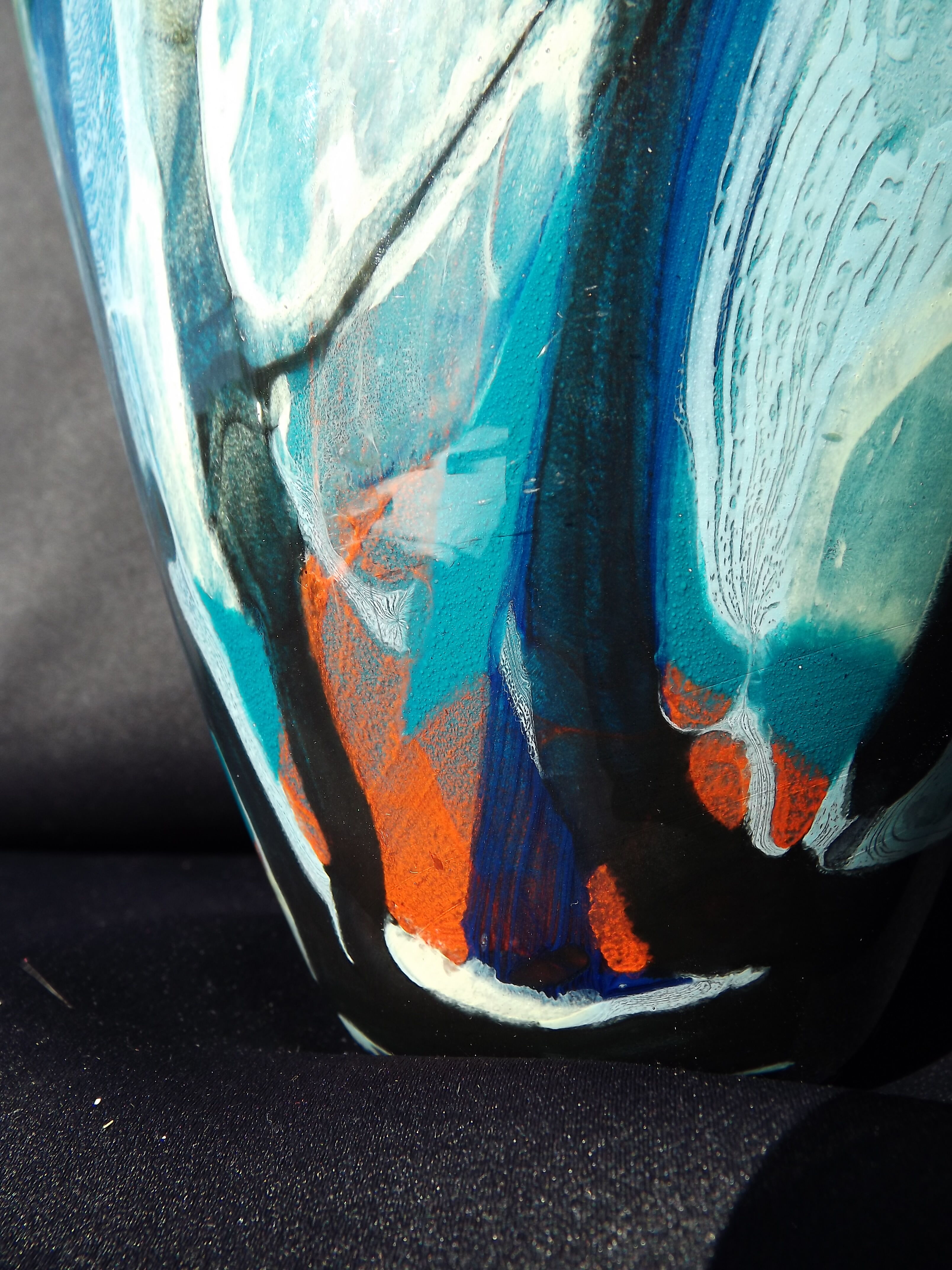 Vase pâte de verre