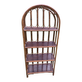 Étagère art deco en bambou