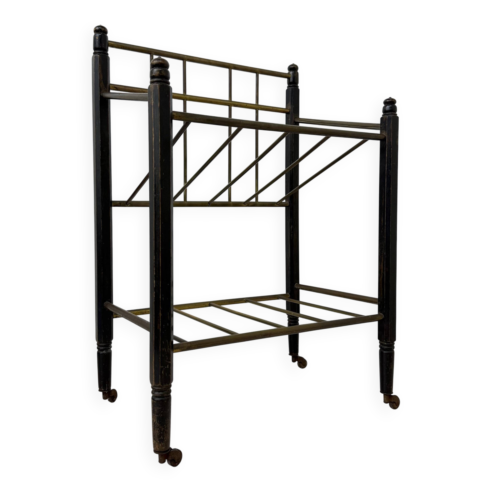 Vintage magazine rack , 1970s