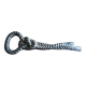 Silver metal rope bottle opener