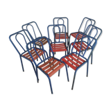 Bistro metal chairs Tolix