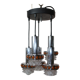 Vintage Raak chandelier 1970