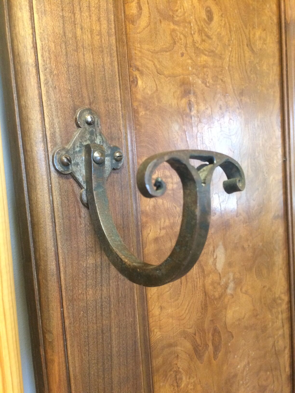 Old Wall coat hanger Art Deco