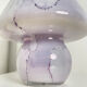 1970s glass mushroom lamp