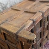 Indian wooden and iron sideboard with a central door