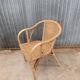 Vintage rattan wicker adult armchair