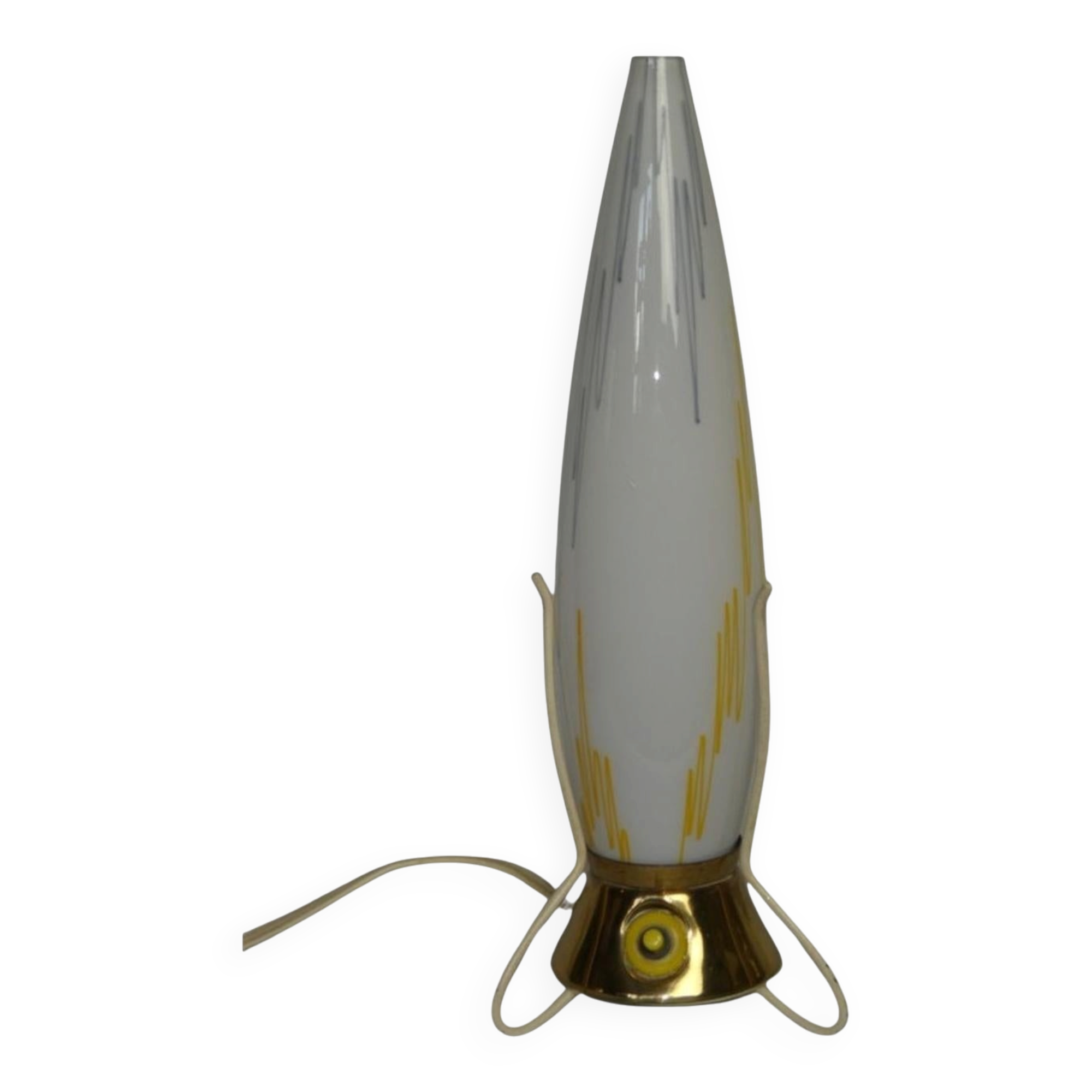 Vintage Space Age Rocket Table Lamp by Leoš Nikel Zukov, 1950s