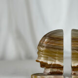 Onyx bookends