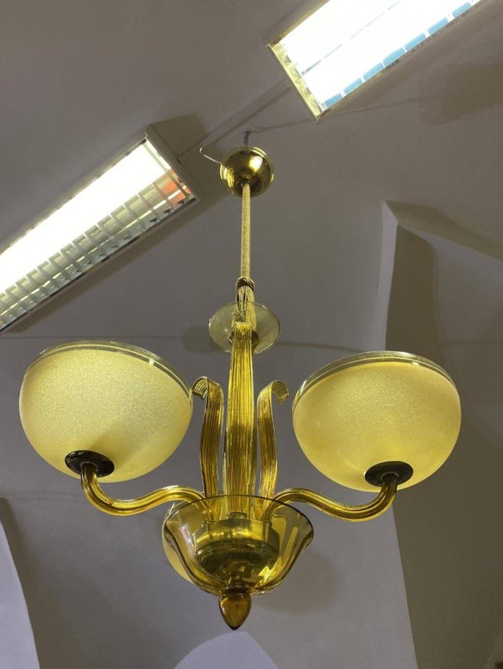 Murano Yellow Lustre