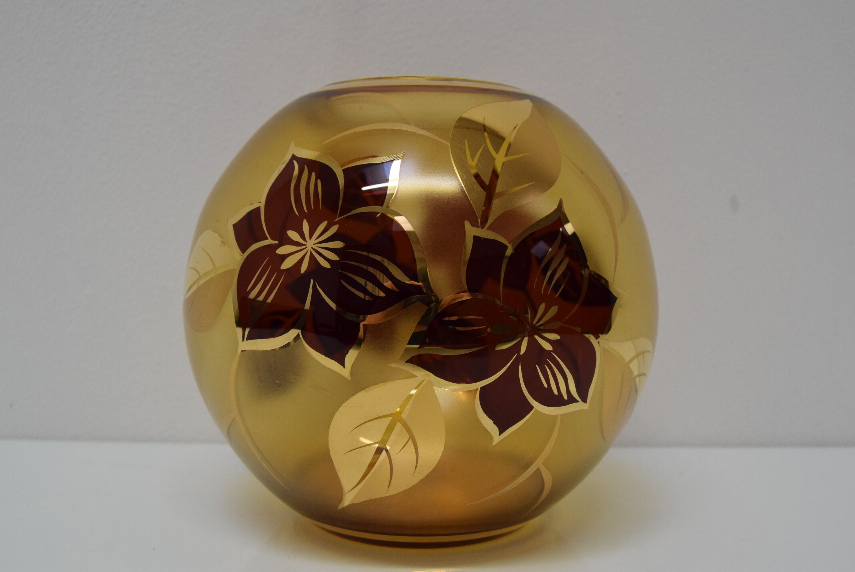 Mid-century glass vase,1970's