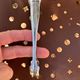 Vintage silver-plated sugar tongs by Gundart – Filigree decoration