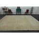 1970s Vintage Persian Handmade Wool Cotton Orange Area Rug 306X381