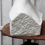 Important white marble bust, signed Léoni, 19th century