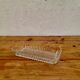 Vintage rectangular glass tidy