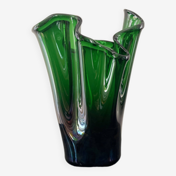 Vase murano "fazzoletto"