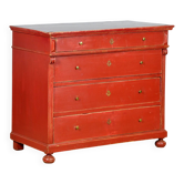 Pine chest of drawers, around 1910