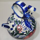 Gargoulette glazed terracotta /vintage/carafe/pitcher