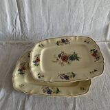 Pair of rectangular dishes