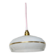 Pink and gold granite glass pendant light