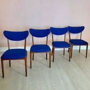 4x chaises danoises MidCentury Années 1950