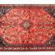 Tapis persan rouge fait à la main  103x158cm