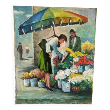 Painting on canvas