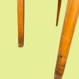 Set of 7 Baumann bistro chairs in light beech