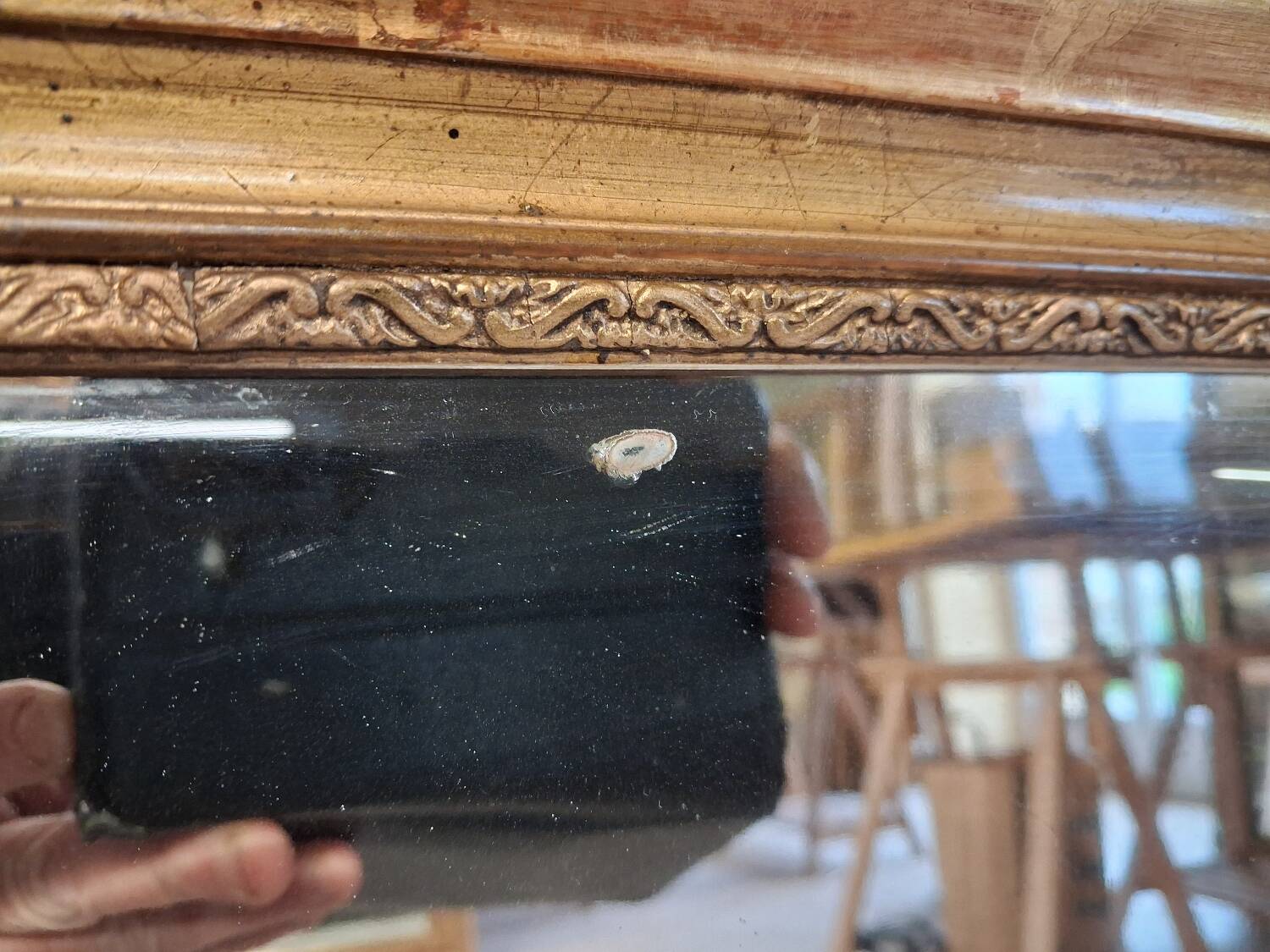 Restoration period mirror 77x63