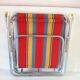 Vintage folding camping armchair