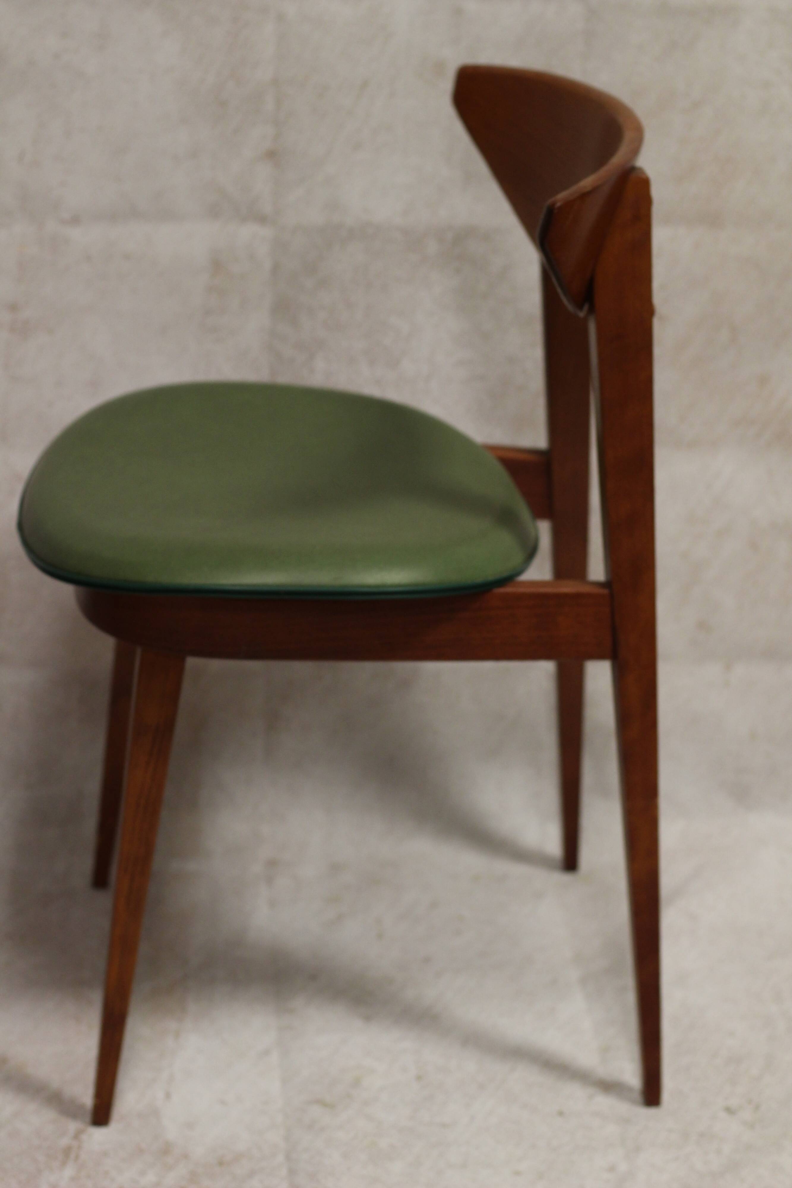 Green skai unicorn chair