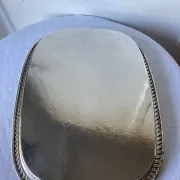 Silver-plated serving tray