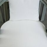 Set of 4 new upholstered vintage design dining chairs from the 1970s by Axel Enthoven for Rohé
