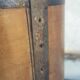 Mesure à grain vintage panier de rangement en bois et fer