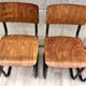 Lot de 4 chaises Vintage Arhend Cantilever couleur chêne